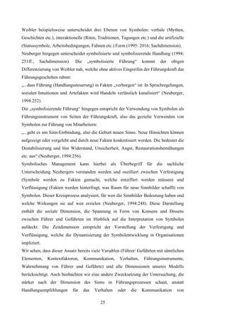 B.A.-Thesis: Führung in Unternehmen