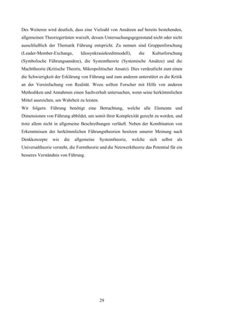 B.A.-Thesis: Führung in Unternehmen