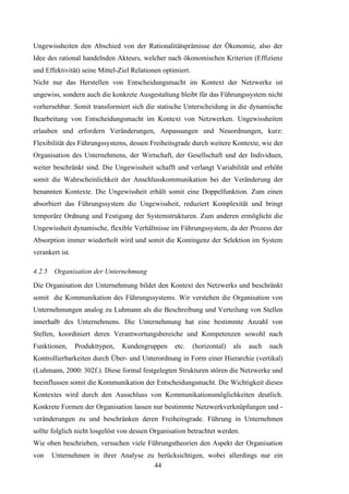B.A.-Thesis: Führung in Unternehmen