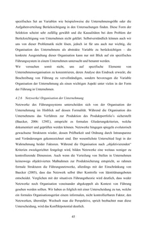 B.A.-Thesis: Führung in Unternehmen