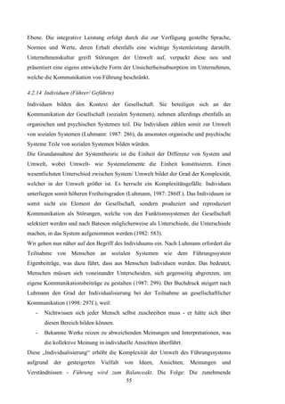 B.A.-Thesis: Führung in Unternehmen