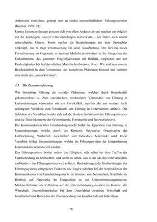 B.A.-Thesis: Führung in Unternehmen