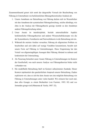 B.A.-Thesis: Führung in Unternehmen