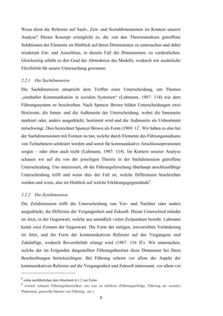 B.A.-Thesis: Führung in Unternehmen