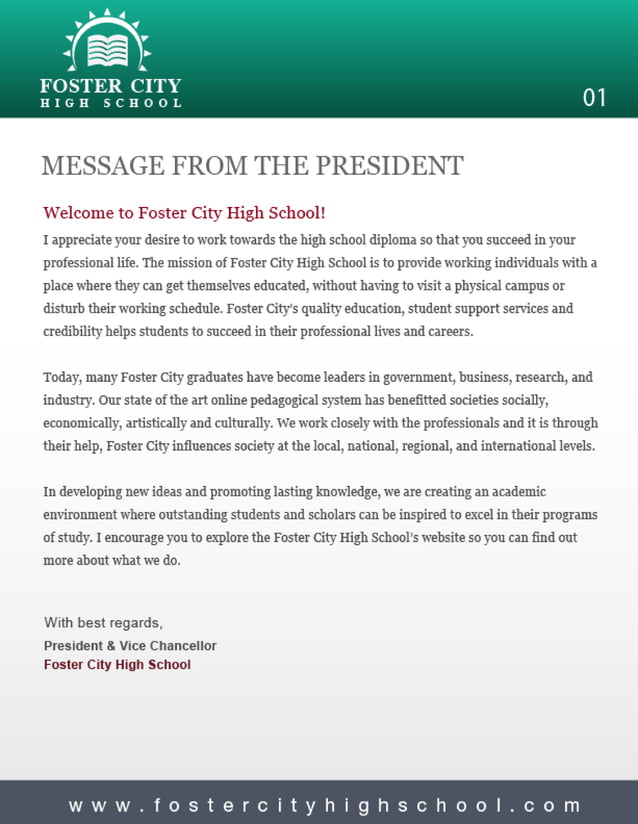 Foster City High School Empowering You to Excel Beyond Limits PDF