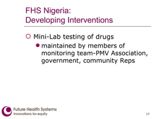 Fhs Lab Testing FHS Nigeria | PPT | Free Download