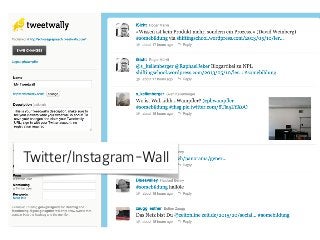Twitter/Instagram-Wall
 