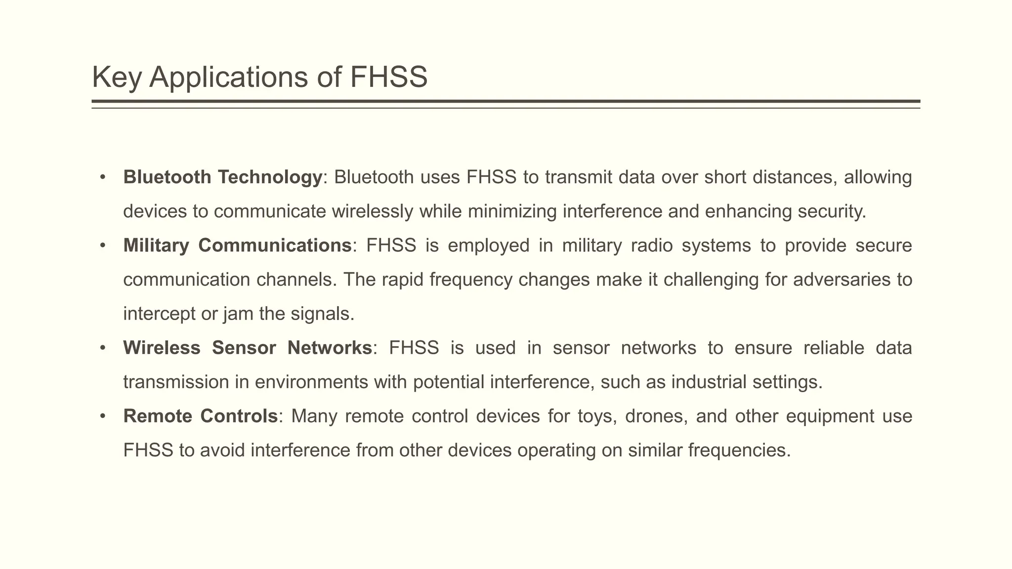 FHSS (Fast Frequency Hopping ).......... | PDF