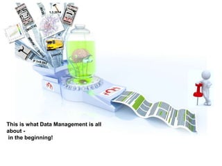 Austausch Basler Verkehrsbetriebe 15
1.3.2014
This is what Data Management is all
about -
in the beginning!
 