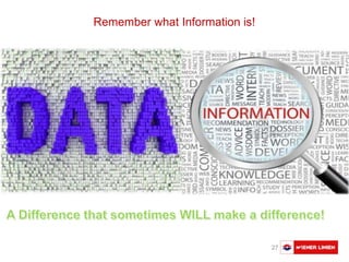 Austausch Basler Verkehrsbetriebe 27
Remember what Information is!
 