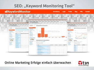 SEO: „Keyword Monitoring Tool“
 