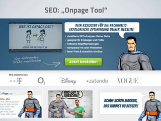 SEO: „Onpage Tool“
 
