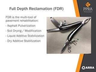 Full depht reclamation design and constr | PDF