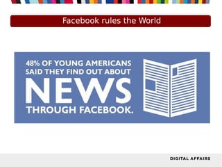 Facebook rules the World
 