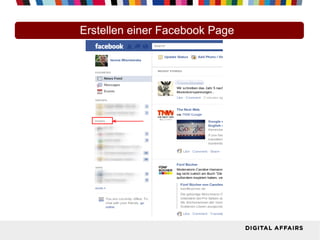 Erstellen einer Facebook Page
 