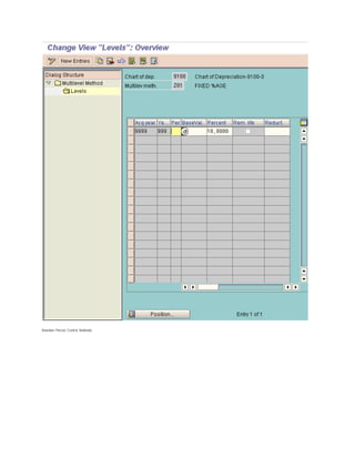 Maintain Period Control Methods
 