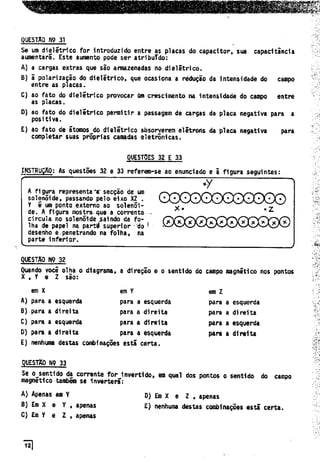 UFMG Provas Antigas 1976 rosa - Conteúdo vinculado ao blog      http://fisicanoenem.blogspot.com/   