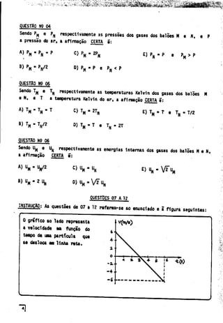UFMG Provas Antigas 1976 rosa - Conteúdo vinculado ao blog      http://fisicanoenem.blogspot.com/   