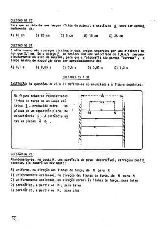 UFMG Provas Antigas 1976 rosa - Conteúdo vinculado ao blog      http://fisicanoenem.blogspot.com/   