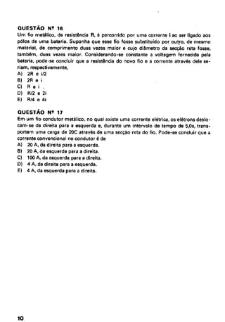 UFMG Provas Antigas 1988 fechada - Conteúdo vinculado ao blog      http://fisicanoenem.blogspot.com/   