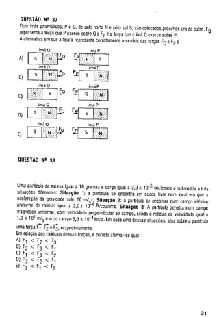 UFMG Provas Antigas 1989 fechada 2 - Conteúdo vinculado ao blog      http://fisicanoenem.blogspot.com/   