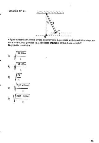 UFMG Provas Antigas 1989 fechada 2 - Conteúdo vinculado ao blog      http://fisicanoenem.blogspot.com/   