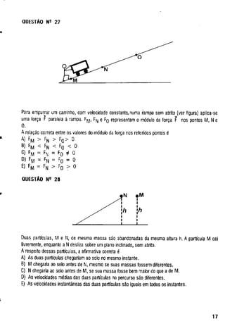 UFMG Provas Antigas 1989 fechada 2 - Conteúdo vinculado ao blog      http://fisicanoenem.blogspot.com/   