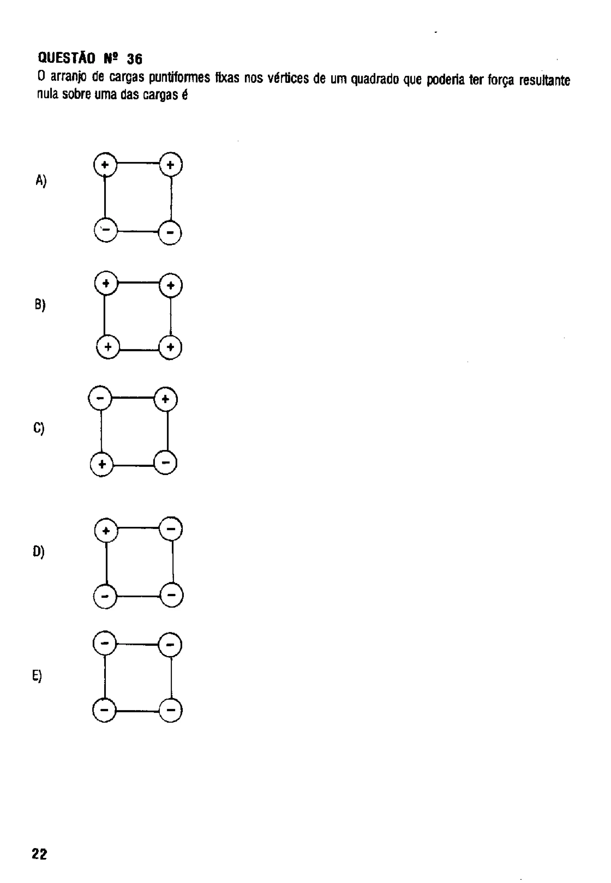 UFMG Provas Antigas 1989 fechada - Conteúdo vinculado ao blog http://fisicanoenem.blogspot.com/