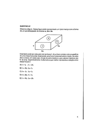 UFMG Provas Antigas 1993 fechada 2 - Conteúdo vinculado ao blog      http://fisicanoenem.blogspot.com/   