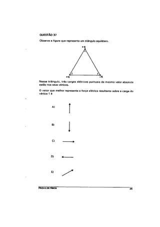 UFMG Provas Antigas 1994 fechada - Conteúdo vinculado ao blog http://fisicanoenem.blogspot.com/