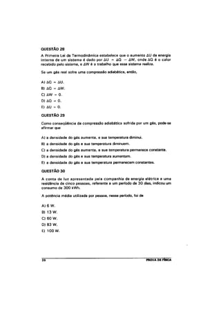 UFMG Provas Antigas 1994 fechada - Conteúdo vinculado ao blog http://fisicanoenem.blogspot.com/
