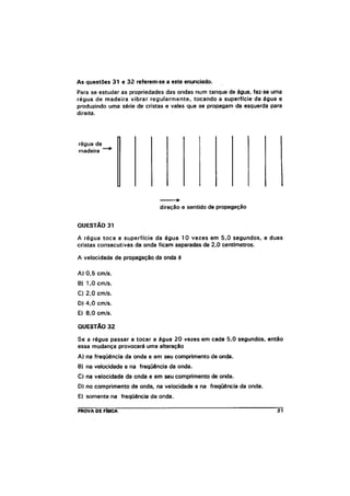 UFMG Provas Antigas 1994 fechada - Conteúdo vinculado ao blog http://fisicanoenem.blogspot.com/