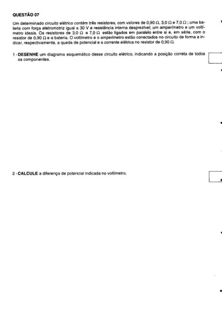 UFMG Provas Antigas 1995 aberta - Conteúdo vinculado ao blog      http://fisicanoenem.blogspot.com/   