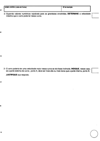 UFMG Provas Antigas 1995 aberta - Conteúdo vinculado ao blog      http://fisicanoenem.blogspot.com/   