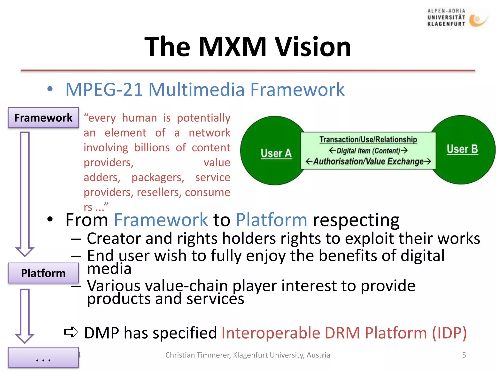2009/11/23-24Christian Timmerer, Klagenfurt University, Austria3