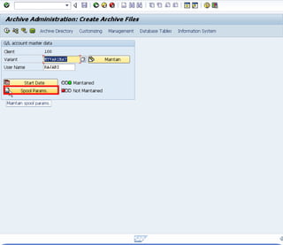 How to Archive and Read FI_ACCOUNT in SAP R/3