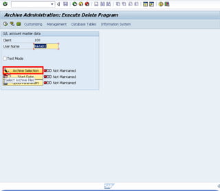 How to Archive and Read FI_ACCOUNT in SAP R/3