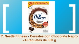7. Nestlé Fitness - Cereales con Chocolate Negro
- 4 Paquetes de 600 g
 