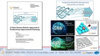 Advanced Work Packaging 
Information Mapping (AIM) 
 