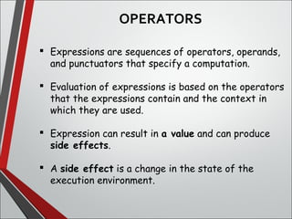 C operators | PPT