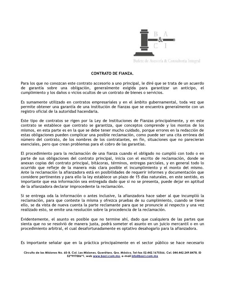 FIANZA DE VICIOS OCULTOS EBOOK FIANZA DE VICIOS OCULTOS EBOOK