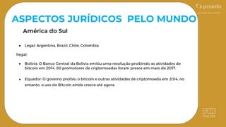 ASPECTOS JURÍDICOS PELO MUNDO
●
●
●
 