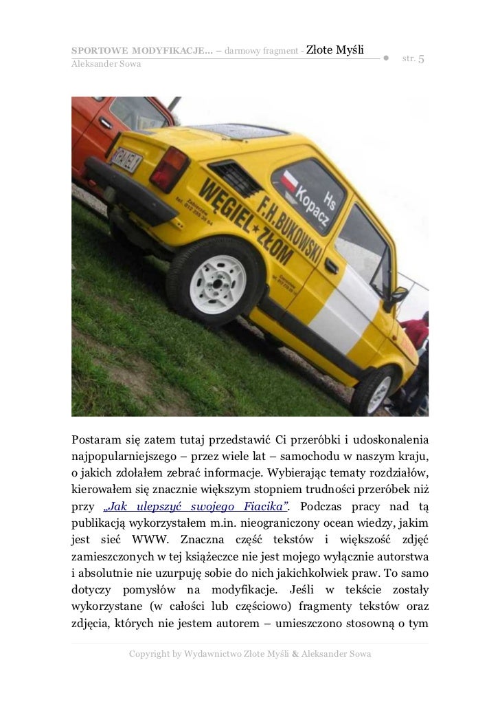 Fiat 126psportowemodyfikacjeituningmalucha