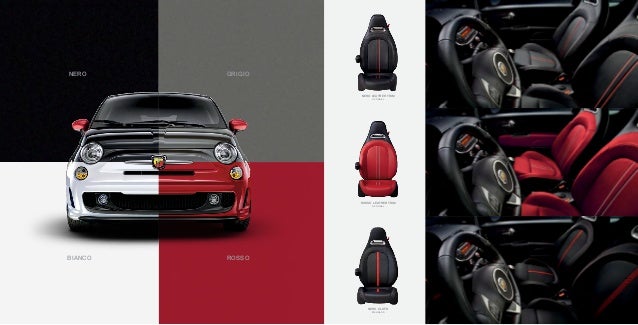 2014 2015 Fiat 500 Abarth USA Market Brochure Prospekt