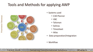 Fiatech 2016 - Advanced Work Packaging: from Theory to Practice | PPTX