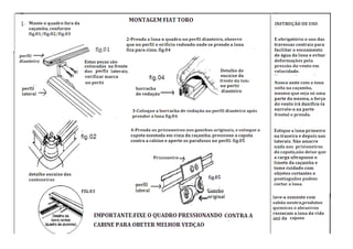 Catálogo de Montagem Capota Marítima Fiat Toro 2016