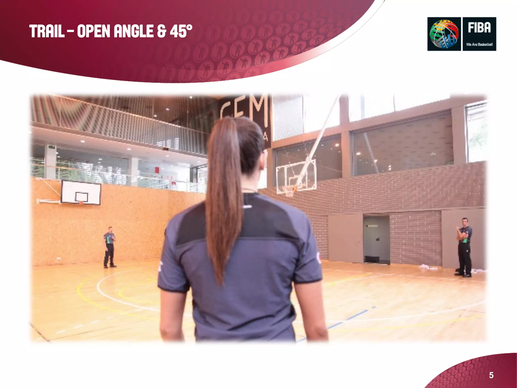 5
TRAIL – OPEN ANGLE & 45°
 