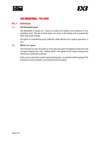 3X3 BASKETBALL - THE GAME
 