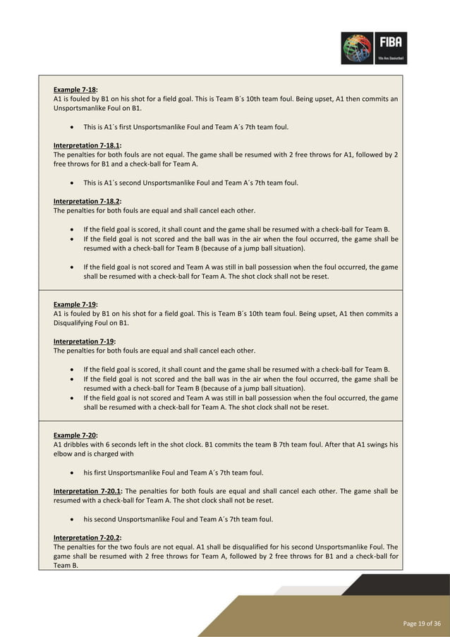 Fiba 3x3 Basketball Rules Interpretations (yellow-version) | PDF ...