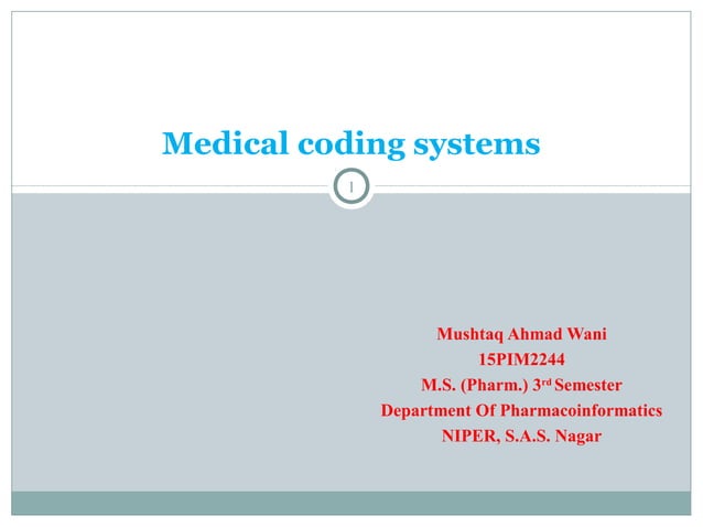 MEDICAL CODING | PPT